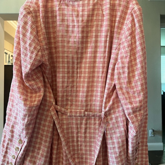 Free people Olivia gingham blazer size XL NWT - Picture 7 of 9